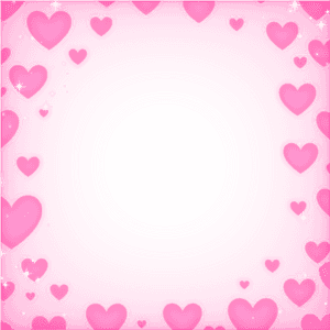#kawaii #heart #borders #square Border - Png Heart Frame Aesthetic, Transparent Png PNG