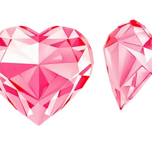 Sparkling Pink Heart Diamond Png 99 PNG Image