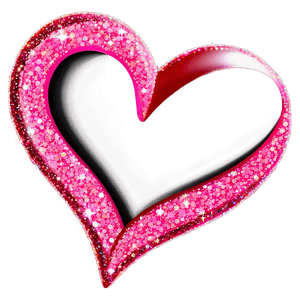 Sparkling Pink Heart Picture PNG 05232024 PNG image with transparent background
