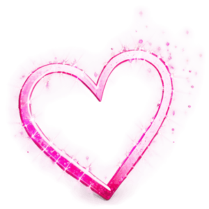 Sparkling Pink Heart Picture PNG 80 PNG image with transparent background