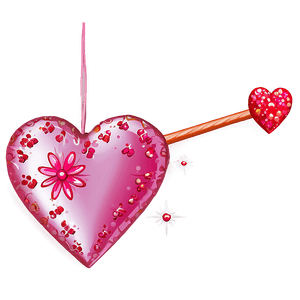 Sparkling Pink Heart Picture PNG eyd PNG image with transparent background