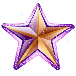 Sparkling Purple Star Art Png 91 PNG Image