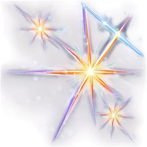 Sparkling Radiant Star Png Ybp PNG Image