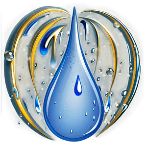Sparkling Raindrop PNG fdq26 PNG