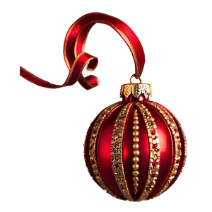 Sparkling Red Ornament Png Jan PNG Image