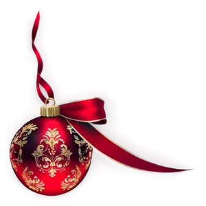 Sparkling Red Ornament Png Rtm PNG Image