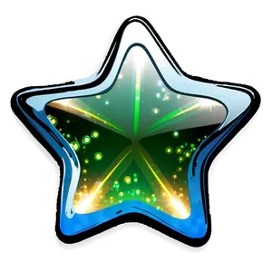 Sparkling Rounded Star Png 9 PNG Image