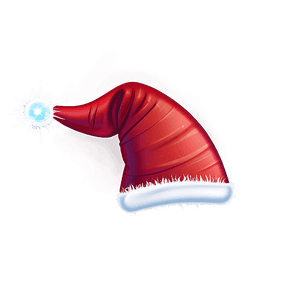 Sparkling Santa Hat Logo PNG 04302024 PNG