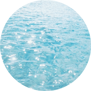 Sparkling Sea Circle PNG image with transparent background