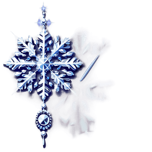 Sparkling Snowflake Decoration PNG mhp60 PNG