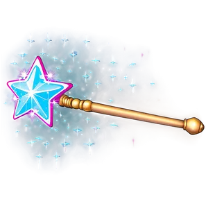 Sparkling Star Wand Png Wbd PNG Image