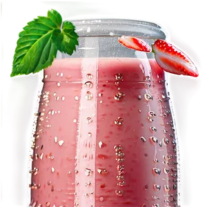 Sparkling Strawberry Milk Png Xff PNG Image