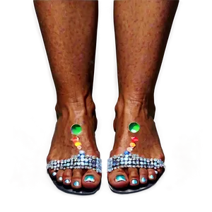 Sparkling Toes Png Kie PNG Image