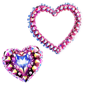Sparkling Valentine Heart PNG 8 PNG