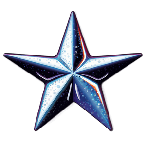 Sparkling White Star Art PNG lgo PNG