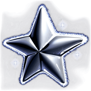 Sparkling White Star Art PNG qyo67 PNG