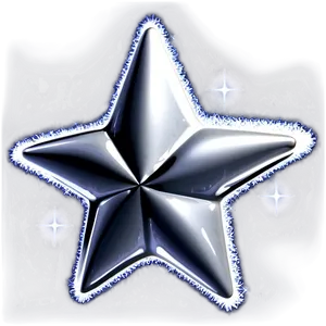 Sparkling White Star Art Png Qyo67 PNG Image