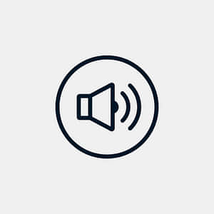 Speaker Icon Sound Waves PNG with transparent background