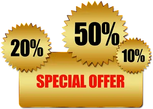 Special Offer Discount Badges PNG Image