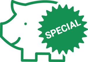 Special Offer Hedgehog Icon PNG Image