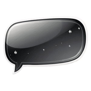 speech bubble d PNG