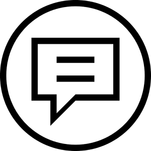 Speech Bubble Icon Black PNG