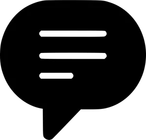 Speech Bubble Icon Graphic PNG Image