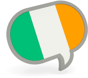 Speech Bubble Icon - Speech Bubble Ireland Flag, HD Png Download PNG image with transparent background