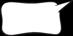 Speech Bubble Outline Graphic PNG image with transparent background