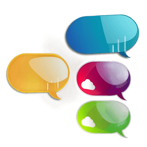"Speech Bubble PNG with Shadow Effects" fxb51 PNG