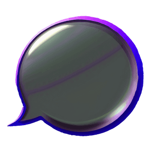 "Speech Bubble PNG with Shadow Effects" soe PNG