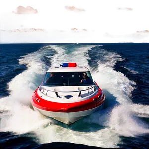 Speed Boat In Action Png Rtc16 PNG Image