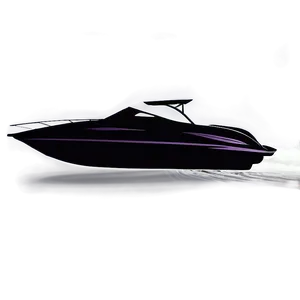 Speed Boat Silhouette Png Vve6 PNG Image