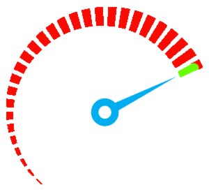 Speedometer Graphic Indicator PNG image with transparent background