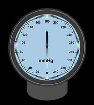 Sphygmomanometer Dial Reading PNG image with transparent background