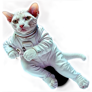 Sphynx Cat Astronaut Outer Space Png Pjx PNG Image