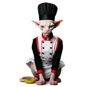 Sphynx Cat Chef Cooking Master Png 29 PNG Image