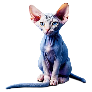 Sphynx Cat In Snowy Winter Wonderland Png 06292024 PNG Image