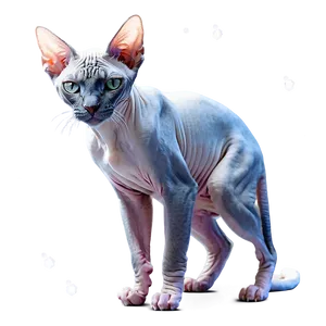 Sphynx Cat In Snowy Winter Wonderland Png 12 PNG Image