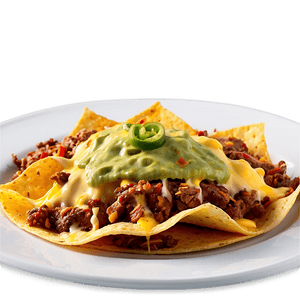 Spicy Beef Nachos Delight PNG 06122024 PNG with transparent background
