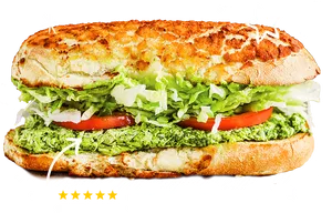 Spicy Chicken Avocado Pesto Sandwich.png PNG Image