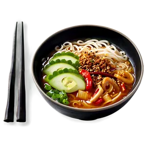 Spicy Miso Ramen Bowl Png 06212024 PNG Image