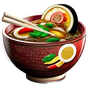 Spicy Ramen Bowl Png Vts PNG Image