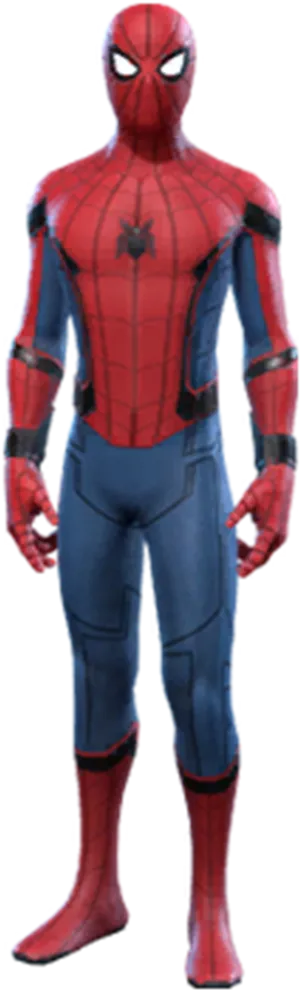 Spider Man Standing Pose PNG Image