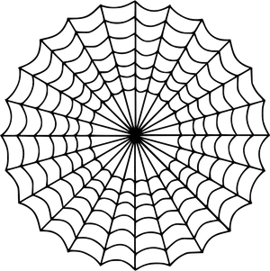 Spider Web Graphic Design PNG Image