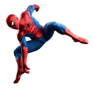 Spiderman Action Pose Transparent PNG dtw5 PNG