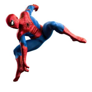 Spiderman Action Pose Transparent Png Dtw5 PNG Image