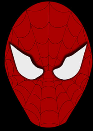 Spiderman Mask Graphic PNG with transparent background