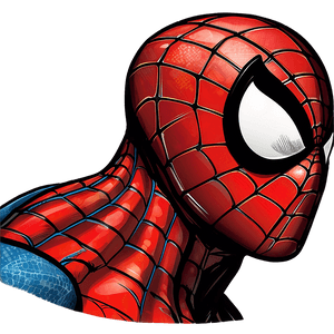 Spiderman Side Profile PNG lbr85 PNG image with transparent background