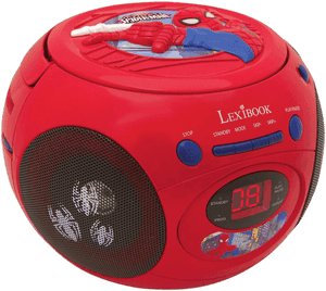 Red Spider Man Mini Boombox - Cd Player, HD Png Download PNG image with transparent background